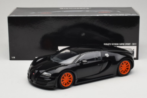 Bugatti Veyron Super Sport Black Metallic Minichamps 1:18 100110842 Métal — image 8 sur 8