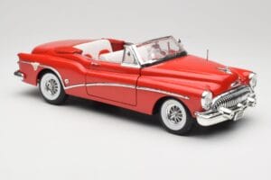Buick Skylark Rouge Motormax 1:18 411393-M1 Métal — image 6 sur 8