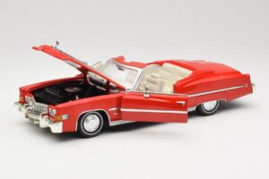 Cadillac Eldorado Cabriolet Rouge Anson 1:18 30387 Métal — image 2 sur 8