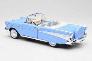 Chevrolet Bel Air Cabriolet Bleu Road Signature 1:18 55/1/0863 Métal — image 7 sur 8