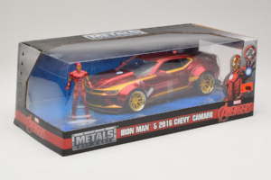 Chevrolet Camaro Iron Man Avec Figurine Metals Diecast 1:24 99724 Métal — image 2 sur 3