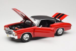 Chevrolet Chevelle SS 454 Rouge Maisto 1:18 531892 Métal — image 2 sur 8