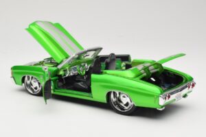Chevrolet Chevelle SS Cabriolet Vert Maisto 1:18 31099 Métal — image 5 sur 8