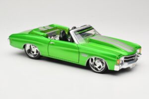 Chevrolet Chevelle SS Cabriolet Vert Maisto 1:18 31099 Métal — image 6 sur 8