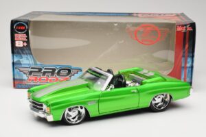 Chevrolet Chevelle SS Cabriolet Vert Maisto 1:18 31099 Métal — image 8 sur 8