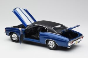 Chevrolet Chevelle SS 454 Bleu Maisto 1:18 531886 Métal — image 5 sur 8