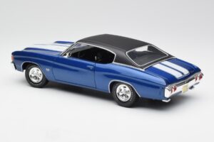 Chevrolet Chevelle SS 454 Bleu Maisto 1:18 531886 Métal — image 7 sur 8