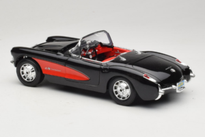 Chevrolet Corvette C1 Noir & Rouge Bburago 1:18 3034-M1 Métal — image 7 sur 8