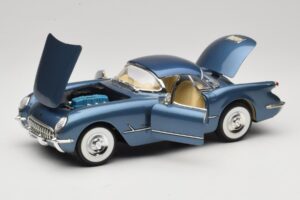 Chevrolet Corvette C1 Bleu Mira 1:18 6105 Métal — image 2 sur 8