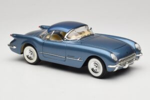 Chevrolet Corvette C1 Bleu Mira 1:18 6105 Métal — image 6 sur 8