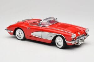 Chevrolet Corvette C1 Rouge Motormax 1:18 73100TC Métal — image 6 sur 8
