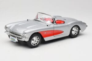 Chevrolet Corvette C1 Argent Bburago 1:18 3034 Métal