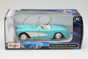 Chevrolet Corvette C1 Vert Menthe Maisto 1:24 31275 Métal