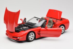 Chevrolet Corvette C5 Cabriolet Rouge Bburago 1:18 3076 Métal — image 2 sur 8