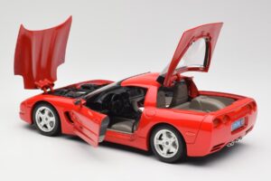 Chevrolet Corvette C5 Rouge Bburago 1:18 3066 Métal — image 5 sur 8