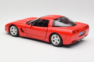 Chevrolet Corvette C5 Rouge Bburago 1:18 3066 Métal — image 7 sur 8