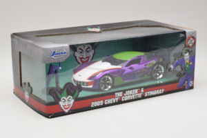 Chevrolet Corvette C6 Stingray The Joker With Figure Jada 1:24 253255020 Métal — image 2 sur 3