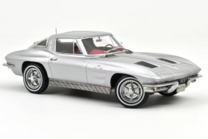 Chevrolet Corvette C2 Sting Ray Sebring Silver Norev 1:18 189052 Métal