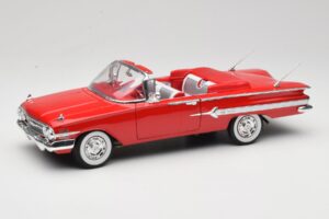 Chevrolet Impala Cabriolet Rouge Welly 1:18 9864W Métal