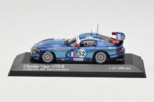 Chrysler Viper GTS-R #52 S. Belloc / F. Cochet / T. Treluyer 24 Hours of Le Mans 2002 Minichamps 1:43 499921452 Métal