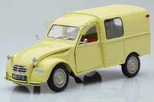 Citroen 2CV Furgonette AK350 Jaune Pastis Norev 1:18 181488 Métal