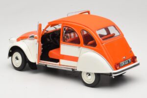 Citroen 2CV Spot Orange & Blanc Solido 1:18 421183600 Métal — image 5 sur 8