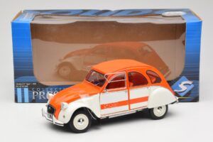 Citroen 2CV Spot Orange & Blanc Solido 1:18 421183600 Métal — image 8 sur 8