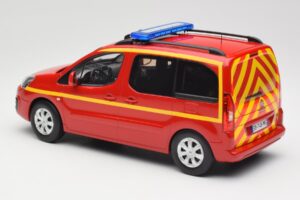 Citroen Berlingo II Pompiers Rouge Norev 1:18 181641 Métal — image 5 sur 6