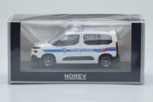 Citroen Berlingo Police Municipale v1 Blanc Bleu Norev 1:43 155767 Métal — image 4 sur 4
