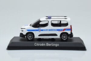 Citroen Berlingo Police Municipale v1 Blanc Bleu Norev 1:43 155767 Métal
