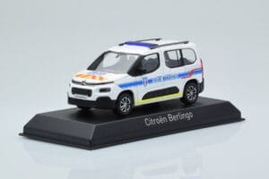 Citroen Berlingo Police Municipale v2 Blanc Bleu Norev 1:43 155768 Métal — image 2 sur 4