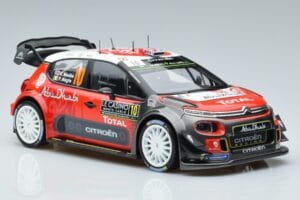Citroen C3 WRC #10 K. Meeke / P. Nagle Rally Monte Carlo 2018 Norev 1:18 181636 Métal — image 4 sur 6