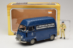 Citroen Estafette Gendarmerie Bleu Avec Figurine Norev 1:18 185165 Métal — image 6 sur 6