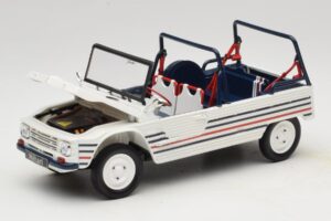 Citroen Mehari Bleu Blanc Rouge Norev 1:18 181805 Métal — image 2 sur 7