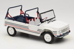 Citroen Mehari Bleu Blanc Rouge Norev 1:18 181805 Métal