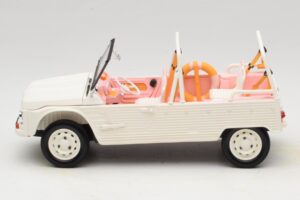 Citroen Mehari Eden Sorbet Blanc et Rose Norev 1:18 181804 Métal — image 3 sur 6