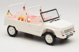 Citroen Mehari Eden Sorbet Blanc et Rose Norev 1:18 181804 Métal — image 4 sur 6