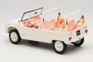 Citroen Mehari Eden Sorbet Blanc et Rose Norev 1:18 181804 Métal — image 5 sur 6