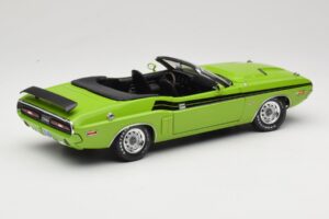 Dodge Challenger Cabriolet Vert Greenlight 1:18 12803-06G Métal — image 3 sur 8