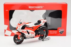 Ducati Desmosedici GP11 #8 H. Barbera Ducati MotoGP Team MotoGP 2011 Minichamps 1:12 123110008 Métal — image 6 sur 6