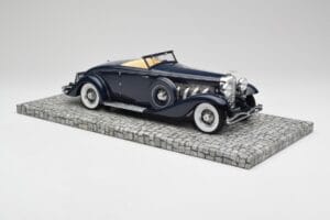 Duesenberg SJN Convertible Coupe Midnight Blue Minichamps 1:18 107150332 Métal — image 4 sur 6