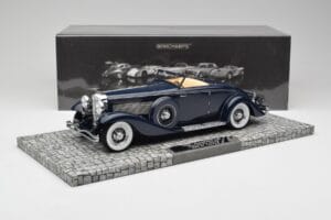 Duesenberg SJN Convertible Coupe Midnight Blue Minichamps 1:18 107150332 Métal — image 6 sur 6