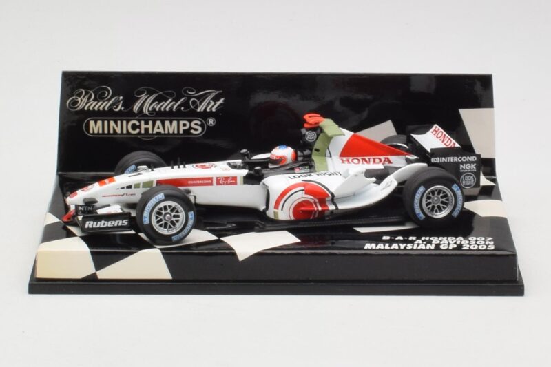 BAR Honda 007 A. Davidson Malaysian GP 2005 Minichamps 1:43 400050104 Métal