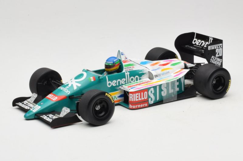 Benetton B186 #20 G. Berger F1 1986 Minichamps 1:18 80439418130 Métal