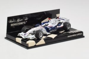 BMW Sauber F1.08 #5 N. Heidfeld Showcar 2008 Minichamps 1:43 400080083 Métal — image 2 sur 5