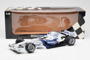 BMW Sauber F1.06 #16 N. Heidfeld F1 2006 Minichamps 1:18 100060016 Métal — image 6 sur 6
