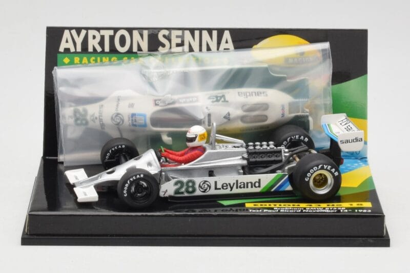 Brabham BMW BT52B A. Senna Test Car Paul Ricard 14 November 1983 Minichamps 1:43 540834399 Métal