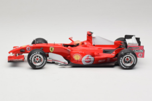 Ferrari 248 F1 #5 M. Schumacher German GP Hockenheimring 2006 Hot Wheels 1:18 J2887 Métal — image 3 sur 6