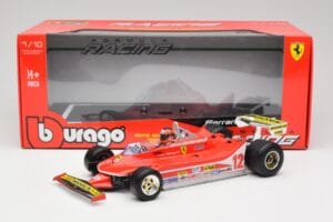 Ferrari 312T4 #12 G. Villeneuve South African Grand Prix 1979 Bburago 1:18 18-16814 Métal — image 6 sur 6