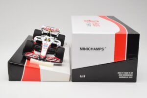 Haas VF-22 #47 M. Schumacher Bahrain GP 2022 Minichamps 1:18 147220147 Métal — image 6 sur 7